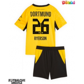 Borussia Dortmund Julian Ryerson #26 Dětské Domácí dres komplet 2026-27 Krátký Rukáv (+ trenýrky)